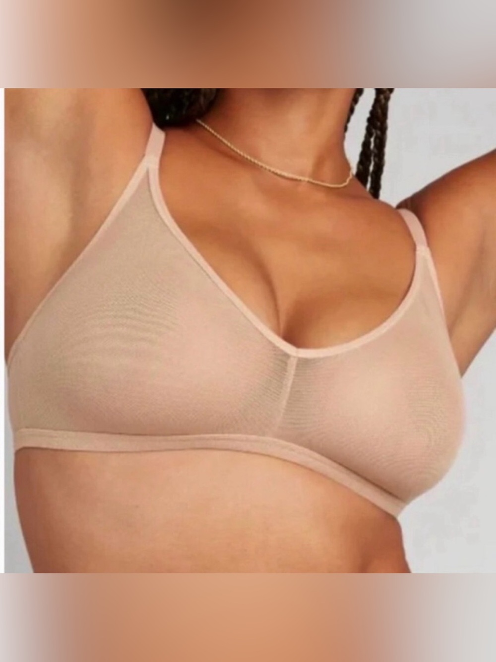 Quince Women's Belgian Mesh Sheer
Bralette M - Picture 3 of 5